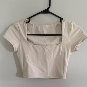 Buffbunny Butter Crop Top in Cream